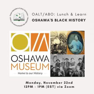 Lunch and Learn : Oshawa's Black History