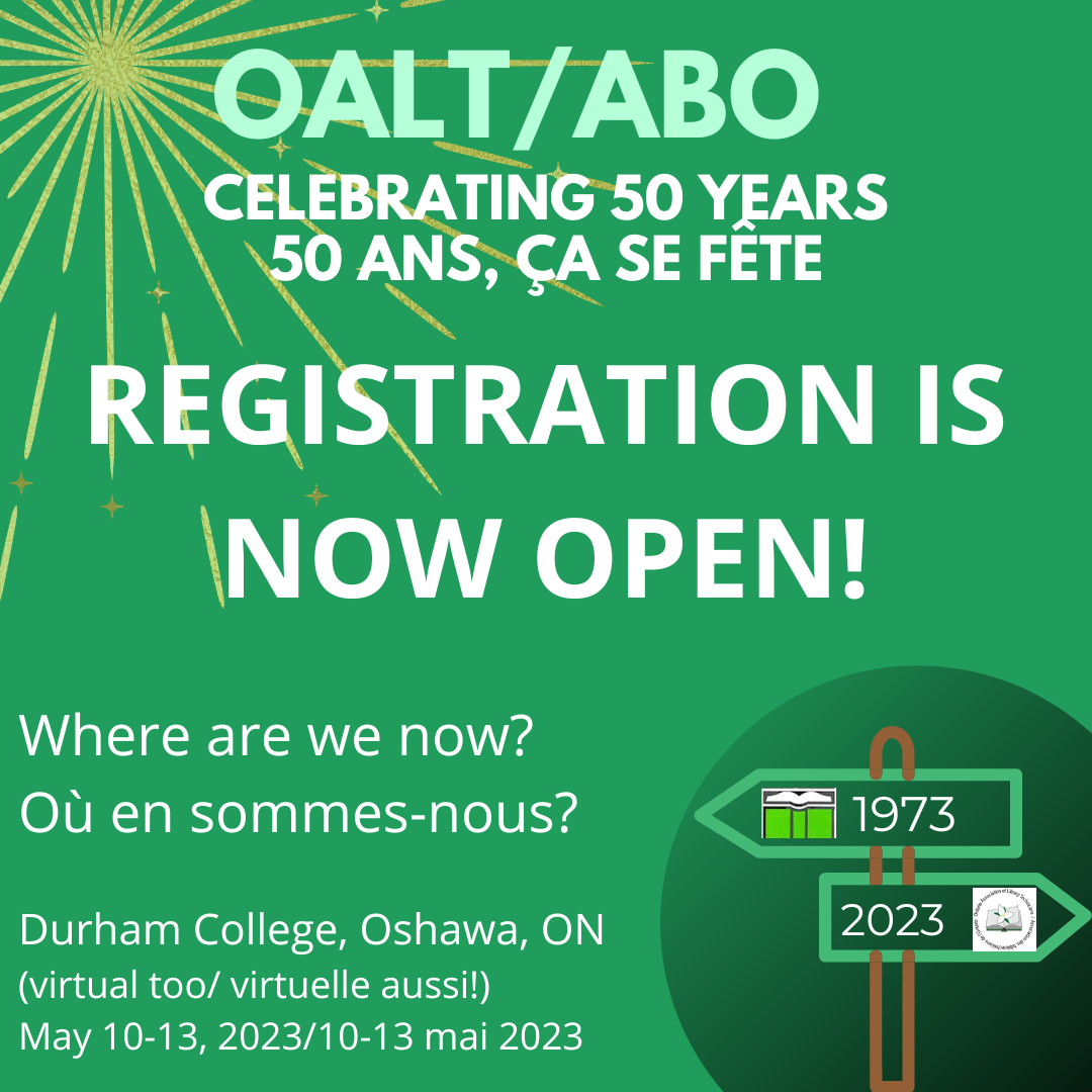OALT/ABO Conference Registration is now open